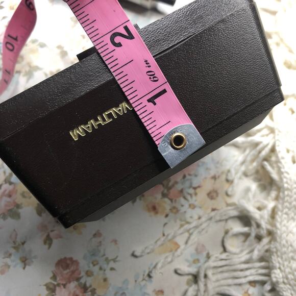 Vintage Waltham Original Plastic Watch Display Storage Box Case - Picture 15 of 15